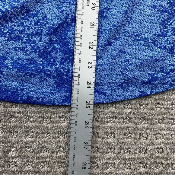 Nike Pro DRI-FIT Shirt Boys Size Large L Blue Standard Fit Center Swoosh Logo - Picture 7 of 7